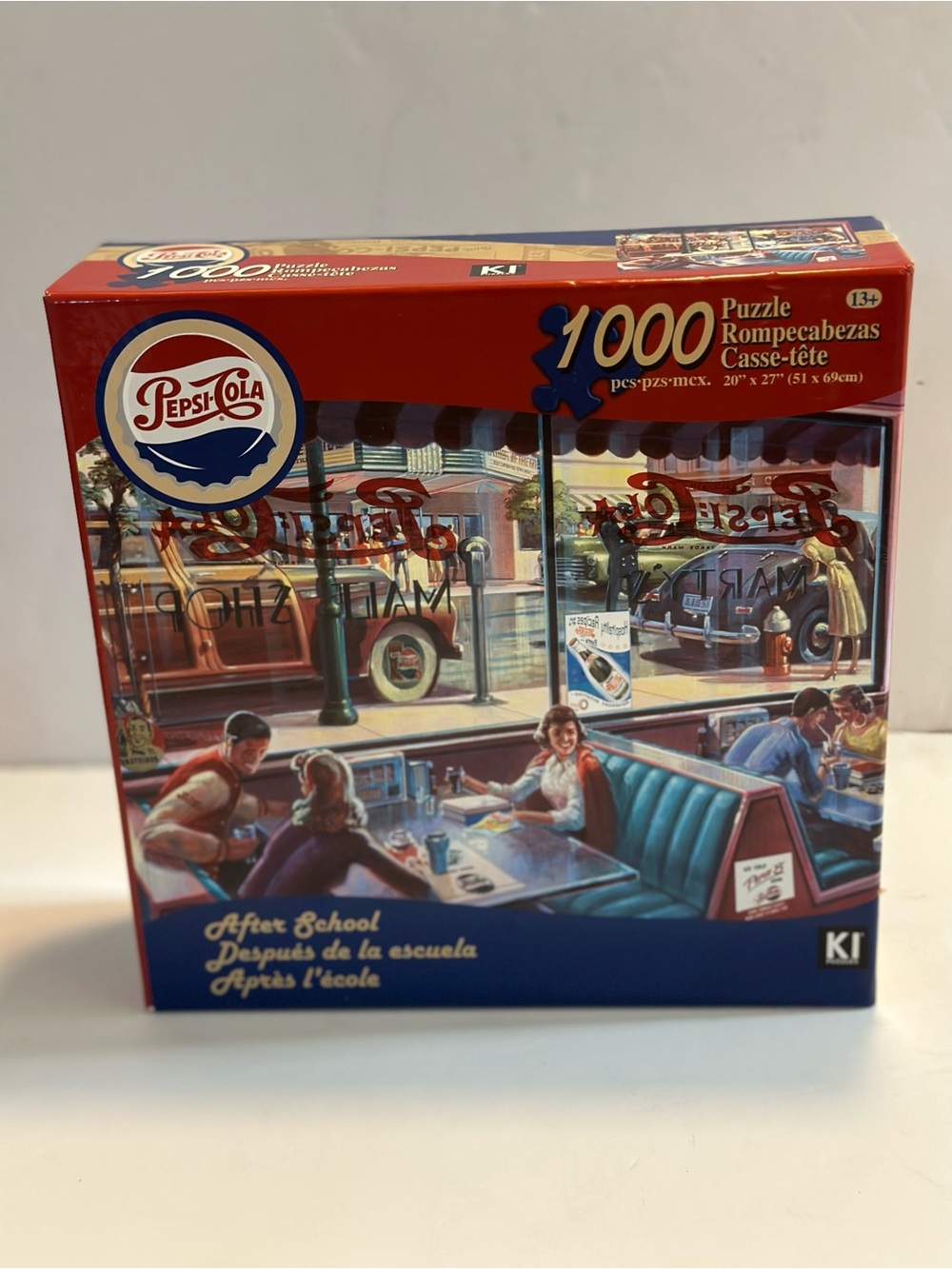 1000-Piece Puzzle — After School Scene (Red)